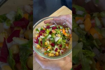 Weightloss Chickpea Salad | High protein Salad | Kabuli Chana Salad#shorts #shortsfeed#asmr #food