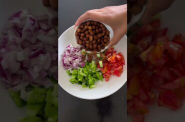 healthy black chickpeas salad for lunch and dinner #healthywithshivani#healthyfood