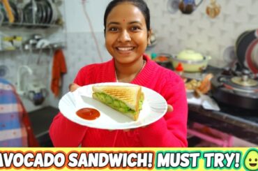 Avocado Sandwich Recipes || Health Breakfast Recipe || Aarjoo Singh Vlogs