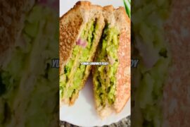 Avocado cheese sandwich recipe #food #cooking # shorts #healthy breakfast recipe