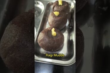 Raagi Mudde | Karnataka's staple food #recipe #healthy #easy #shorts