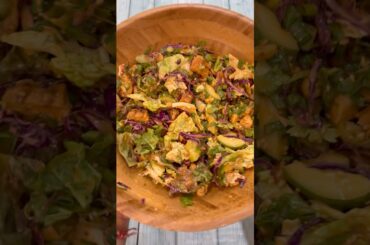 Crispy Chicken Salad | Korean recipe #koreanfood #recipe #salad #shorts