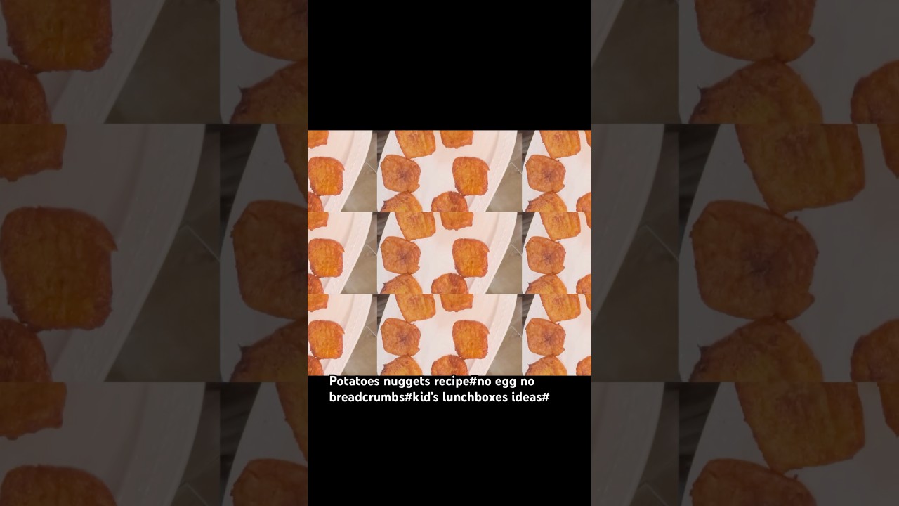 Crispy Potato Nuggets (Eggless) Crispy Potato Nuggets (Eggless)