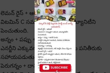 School Kids Healthy Lunch Box Ideas | Easy & Nutritious #Shorts