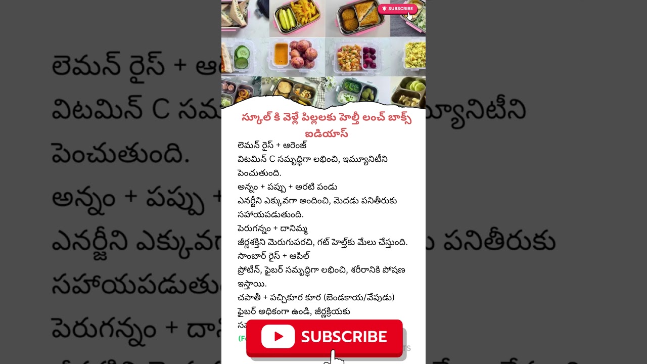 School Kids Healthy Lunch Box Ideas | Easy & Nutritious #Shorts School Kids Healthy Lunch Box Ideas | Easy & Nutritious #Shorts