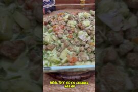 Healthy Soya Chunks Salad l High Protein Salad Recipe l Salad #trendingshorts #cookwithshruti