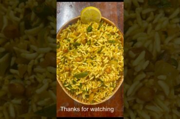 Uggani-puffed rice upma-#healthy #breakfast recipe#south Indian recipe #ytshorts