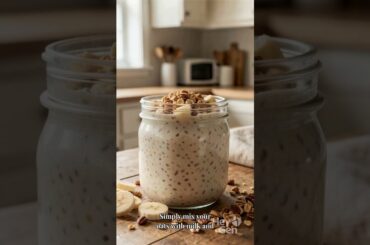 Ready in 5 Minutes : Overnight Oats ! #overnightoats #healthybreakfast