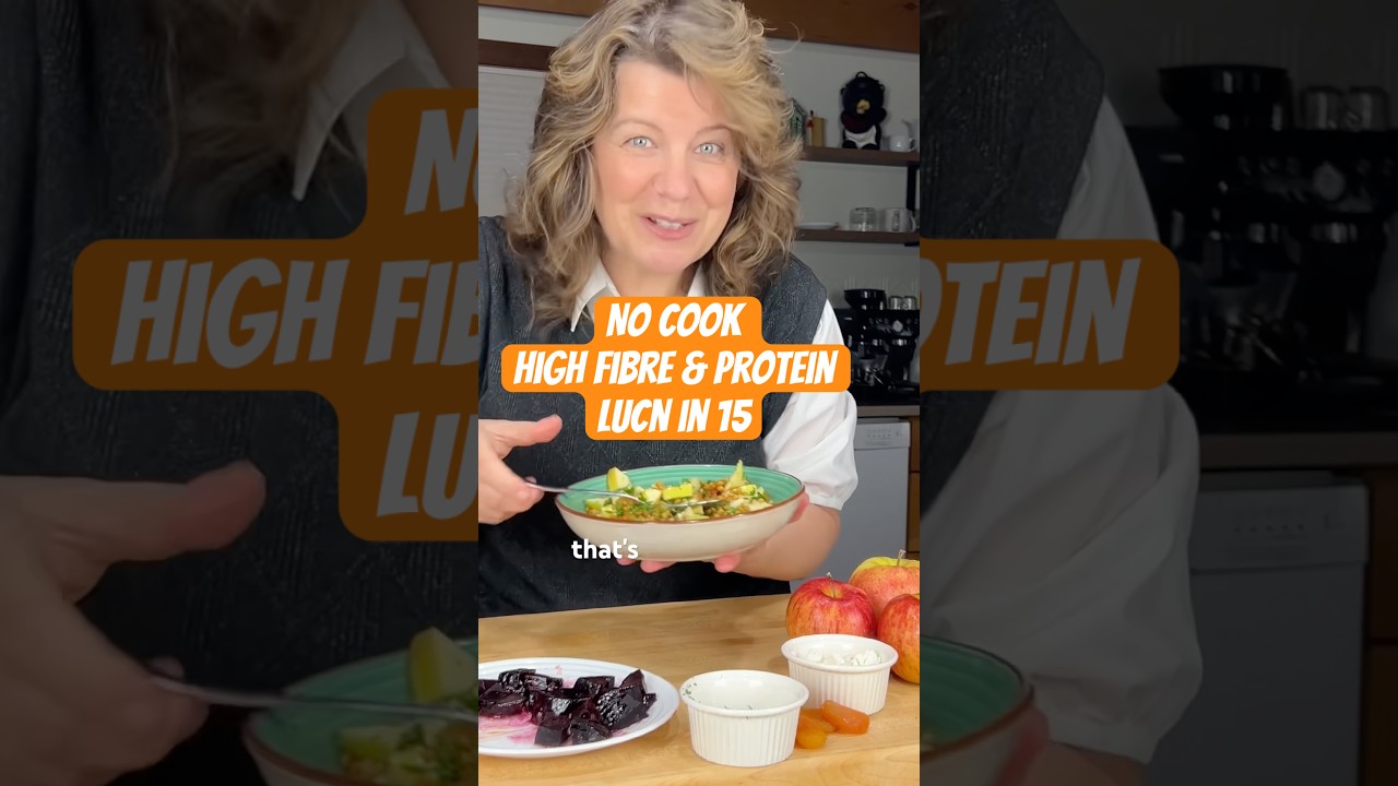 High Protein Lentil Salad (No Cook Lunch in 15!) #recipe #protein #highfibre #15minutes #lunch High Protein Lentil Salad (No Cook Lunch in 15!) #recipe #protein #highfibre #15minutes #lunch