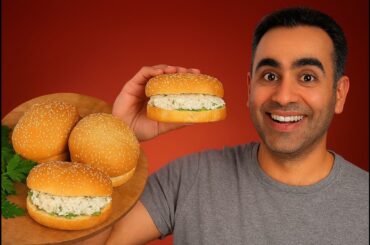 Healthy Chicken Sandwich Recipe | No Oven, High Protein, Super Easy!