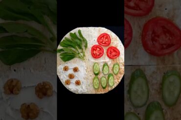 "Healthy 4-Section sandvich|Quick30s recipe|ASMR"