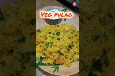 how to make simple & easy veg pulao at home | #shorts #vegpulao #pulao #rice #shortsfeed #ytshorts