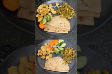 Weightloss and weightgain meal prep. #weightloss #diet #viral