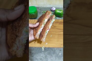 Yummy Veg Sandwich Recipe/Brown Bread Sandwich #sandwich #food #snacks #shorts