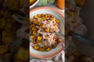 Crispy Paneer Protein Salad | High Protein Indian Salad | Easy Air Fryer Recipe