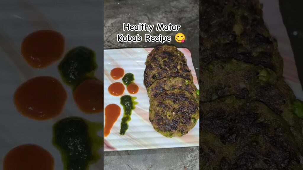 Healthy Hare Matar Ke Kabab| Matar Kabab Recipe| #matarcutlet #ytshorts #shortsfeed