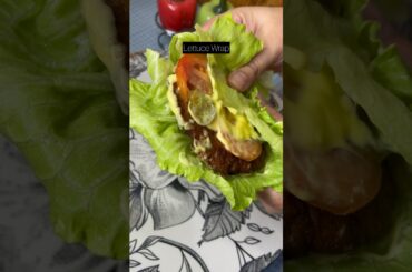 No Bread Lettuce Wraps | Quick Healthy Meal Idea