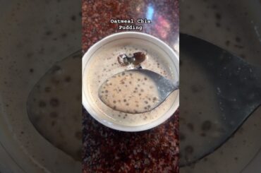 Oatmeal Chia Pudding - No Cook Healthy Breakfast Recipe #shorts #oatsrecipe #food #pudding