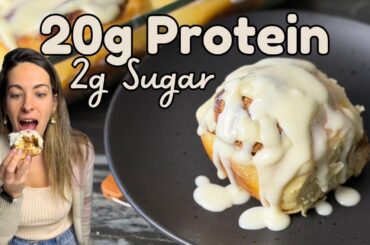 I Turned 72g Sugar Cinnamon Rolls Into High-Protein, Lower Calorie Ones