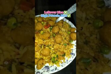 Turn Leftover Rice Into High Protein Healthy Rice #healthy #food #recipe #viral #shorts #viralvideo