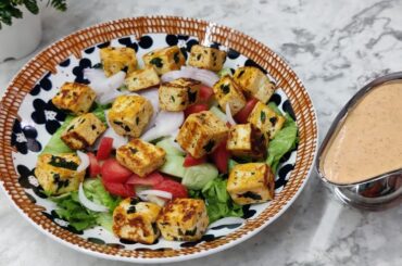 Paneer Salad Recipe | Healthy Paneer Salad for Weight Loss | Low Carb Salad Recipe | Iftaar Recipe