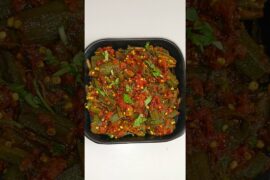 Tawa bhindi recipe | Bhindi ki sabji recipe | #shortsfeed