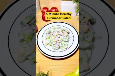 5 Minute Healthy Salad Recipe | Quick and Easy | Summer salad recipe