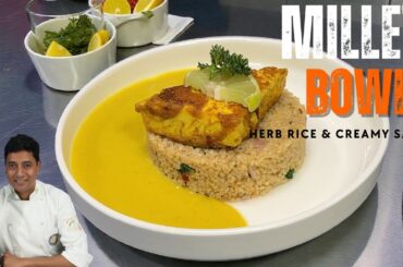 Millet Recipes | High Protein Millet Bowl | Grilled Tofu & Herb Rice | Healthy Lunch Recipe