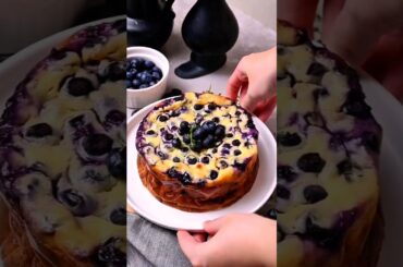 Easy Gluten-Free Blueberry Yogurt Cake | No Butter or Oil #recipe #healthyfood