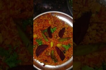 Beetroot Rice Recipe | Healthy & Colorful Lunch Recipe shorts#viral#trending#food#cooking#recipes