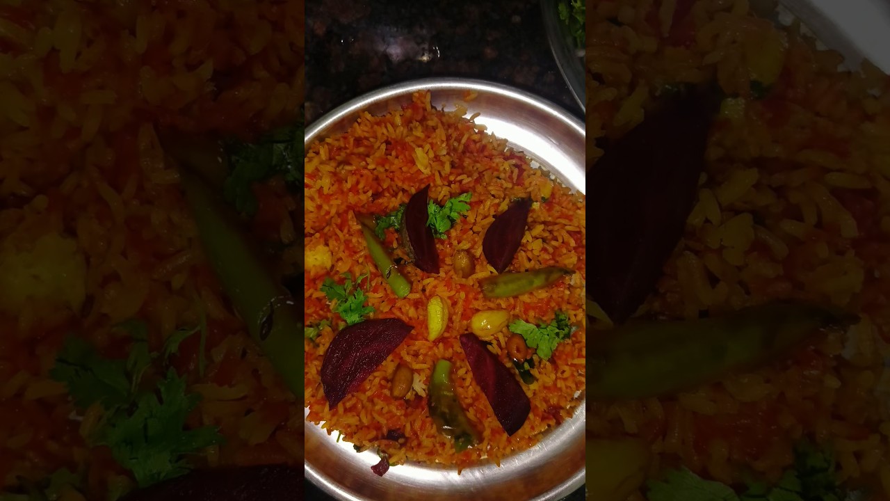 Beetroot Rice Recipe | Healthy & Colorful Lunch Recipe shorts#viral#trending#food#cooking#recipes Beetroot Rice Recipe | Healthy & Colorful Lunch Recipe shorts#viral#trending#food#cooking#recipes