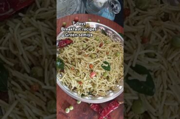 Day 7 breakfast series| Green semiya #trending #food #shorts #healthy #green semiya #viral food