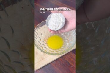 Secret Healthy Wheat Snack #shorts #srilekhavantillu