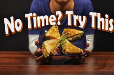 Healthy Cheese Sandwich for Breakfast in 10 Minutes | Easy ASMR Cooking Recipe