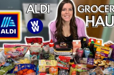 Healthy ALDI Grocery Haul For Weight Loss | Meals Ideas | WeightWatchers Points, Nutrition & Prices