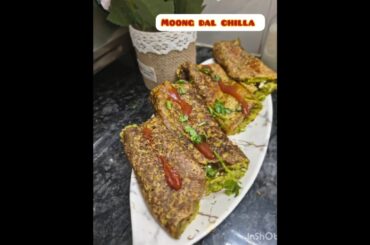 moong dal chilla kaise banaye#something healthy #breakfast#shortvideo#cooking#music#recipe