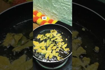 Curry Leaves Crunchy Snack | Kadi Patta Chips | Healthy Crispy Snack Recipe #viralshorts #ytshorts