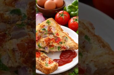 Vegetable Egg-Toast Sandwich #food #egg #healthy #eggtoast #sandwich #viralrecipe #shorts #trending