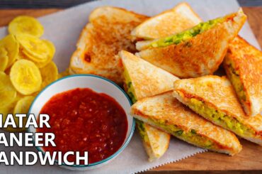 Quick & Tasty Matar Paneer Sandwich | Healthy & Perfect Snack for Kids | Chef Varun