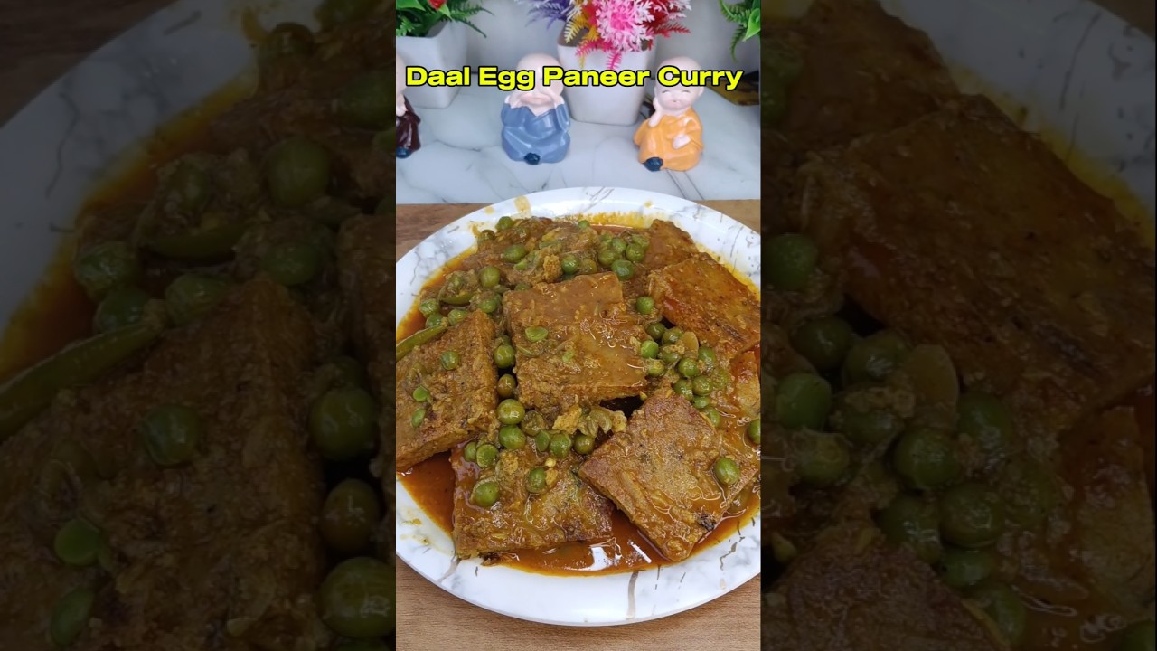 Daal Egg Paneer Curry #shorts #shortsfeed #recipe Daal Egg Paneer Curry #shorts #shortsfeed #recipe