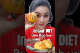 Yum Healthy Indian Tea Time Snack - Bun Kachori #healthysnacks #weightlossrecipes  #kachorirecipe