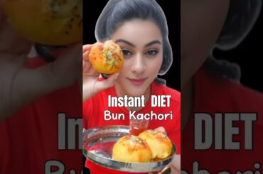 Yum Healthy Indian Tea Time Snack - Bun Kachori #healthysnacks #weightlossrecipes  #kachorirecipe