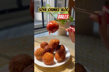 Soya chunks aloo balls #shorts #viral #shortsfeed