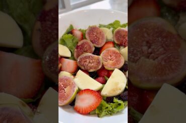 Fig Salad #summerrecipes #healthy #shorts