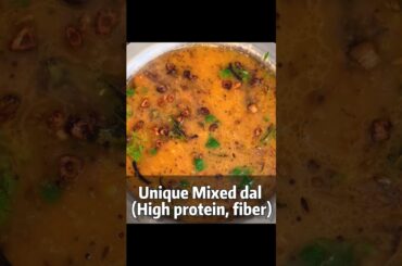 Mixed Dal Tadka | Healthy 3-Lentil Mix Recipe#food #Healthyrecipe#indianfood #indianda#daal