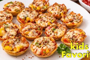 5 Minutes High Protein Pizza Bites | Healthy Kids Lunchbox Ideas | Tiffin Recipes | Breakfast Recipe