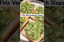 Broccoli Peas Paneer Sandwich | Easy Veg Sandwich Recipe | Cheesy Veg sandwich Recipe #vegsandwich