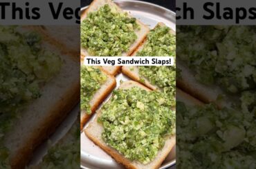 Broccoli Peas Paneer Sandwich | Easy Veg Sandwich Recipe | Cheesy Veg sandwich Recipe #vegsandwich