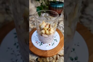 Healthy Easy Breakfast/ Overnight Oats with fruits
