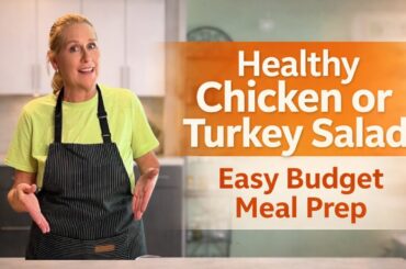 Healthy Chicken or Turkey Salad With a Creamy High-Protein Twist